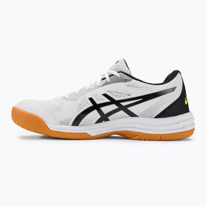 Pánská squashová obuv ASICS Upcourt 5 white / safety yellow 3