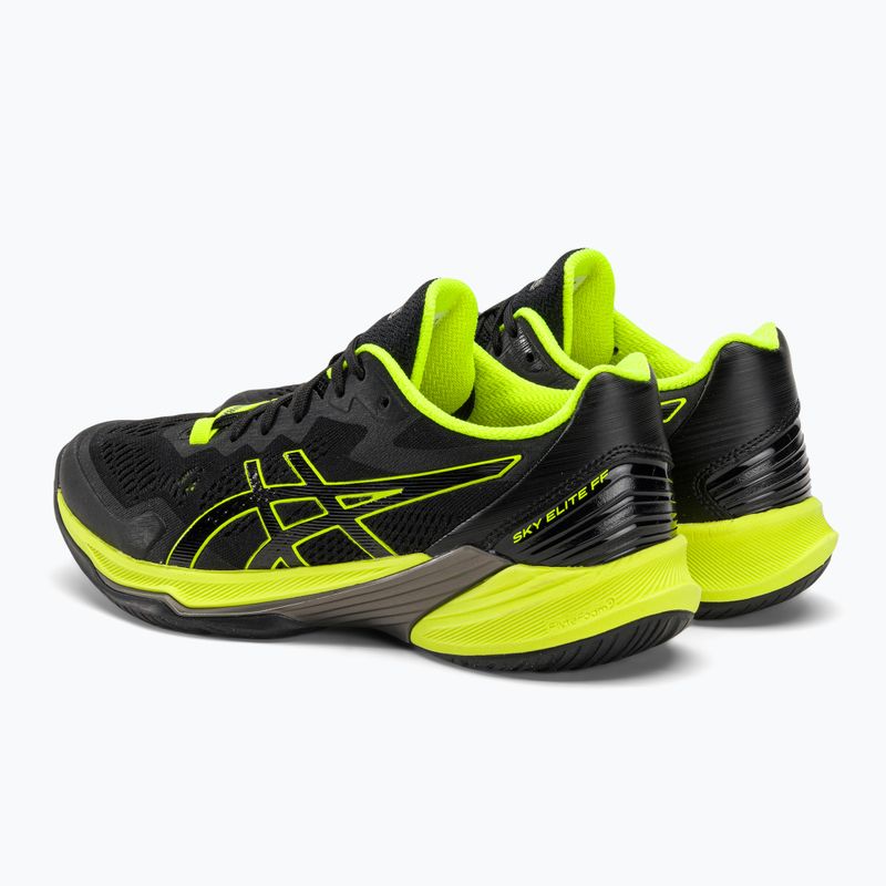 ASICS Sky Elite FF 2 pánská volejbalová obuv černá / bílá 4