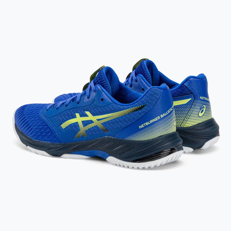 Pánské boty ASICS Netburner Ballistic FF 3 illusion blue/glow yellow 4