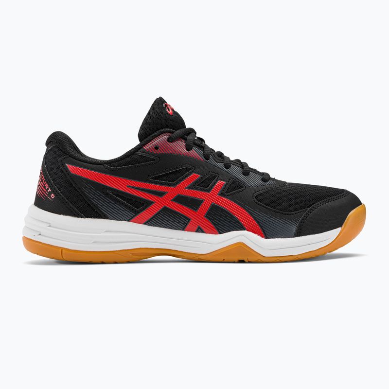 Pánská squashová obuv ASICS Upcourt 5 black / classic red 2