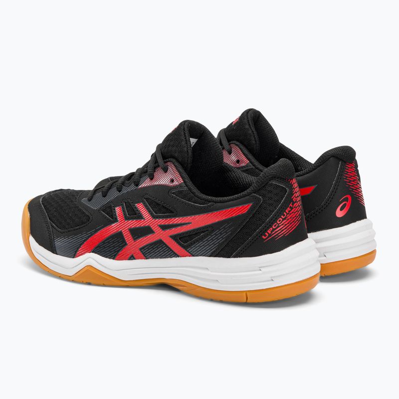 Pánská squashová obuv ASICS Upcourt 5 black / classic red 4
