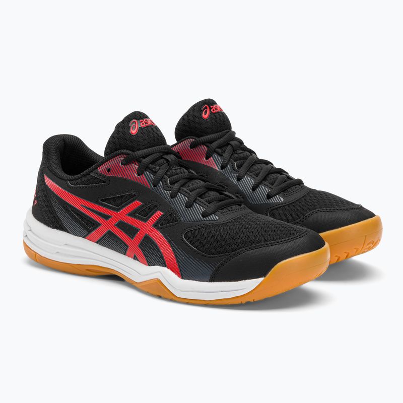 Pánská squashová obuv ASICS Upcourt 5 black / classic red 5