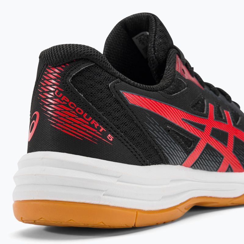 Pánská squashová obuv ASICS Upcourt 5 black / classic red 11