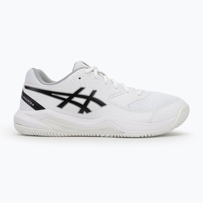 Buty do tenisa męskie ASICS Gel-Dedicate 8 Clay white/black 2