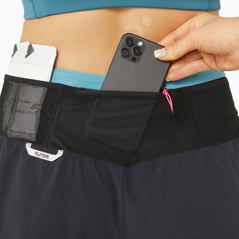 Spodenki do biegania damskie ASICS Fujitrail 2-N-1 performance black/gris blue 5