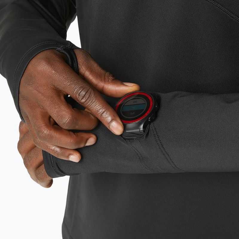 Pánská běžecká mikina ASICS Winter Run 1/2 Mid Layer performance black/graphite grey 8