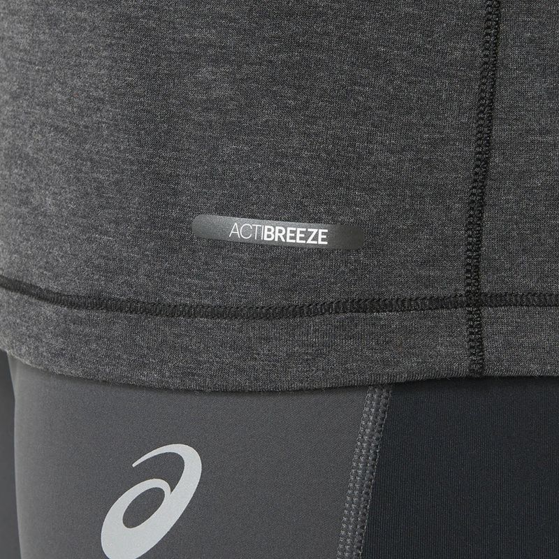 Pánské běžecké tričko ASICS Metarun Mock Neck performance black s dlouhým rukávem 8