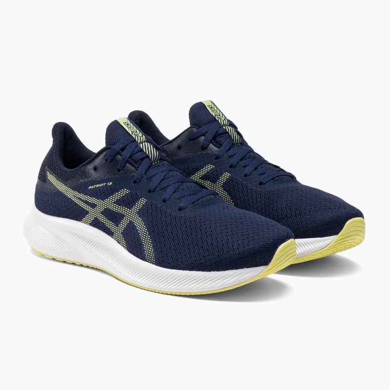ASICS Patriot 13 pánské běžecké boty deep ocean/glow yellow 4