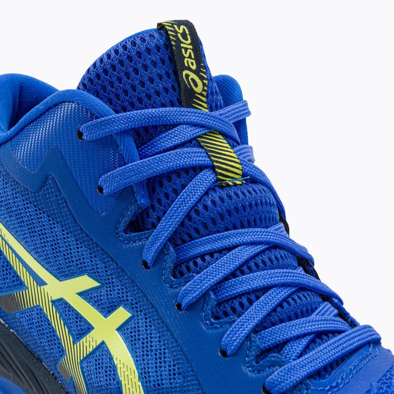ASICS Netburner Ballistic FF MT 3 pánská volejbalová obuv illusion blue / glow yellow 9