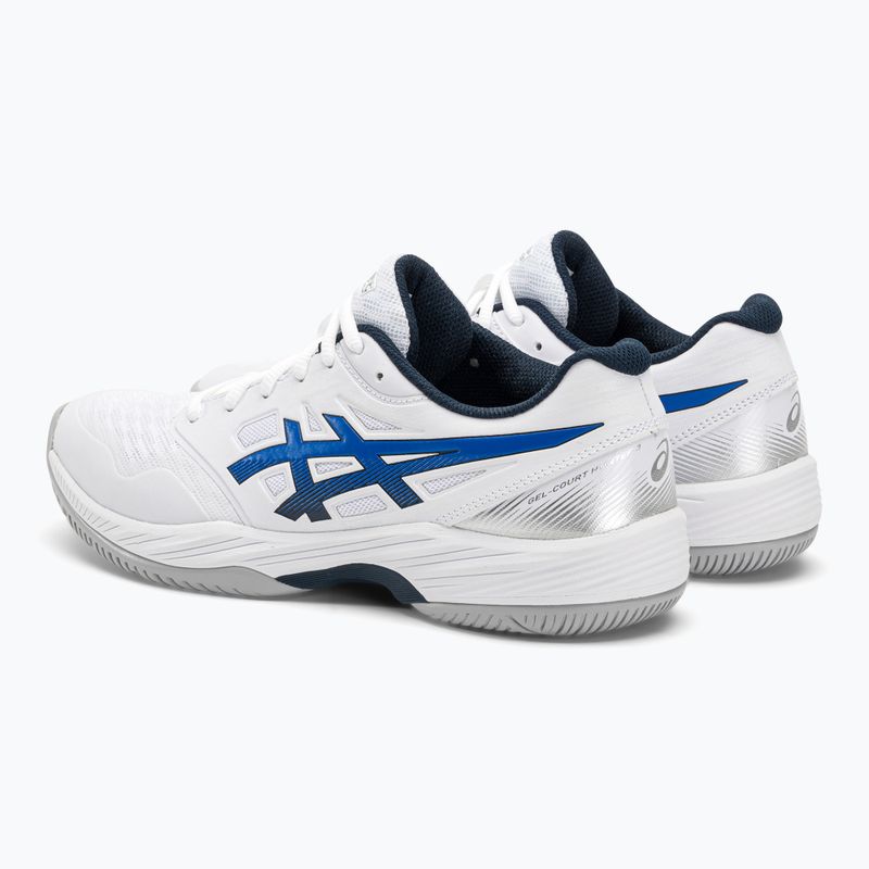 Pánská squashová obuv ASICS Gel-Court Hunter 3 white / illusion blue 3