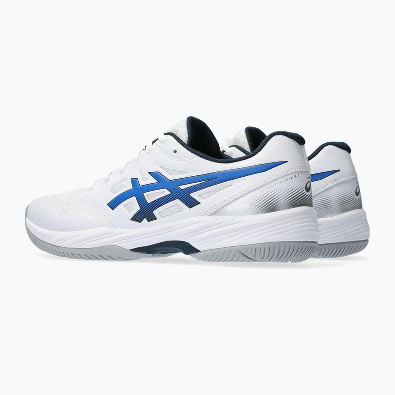 Pánská squashová obuv ASICS Gel-Court Hunter 3 white / illusion blue 17