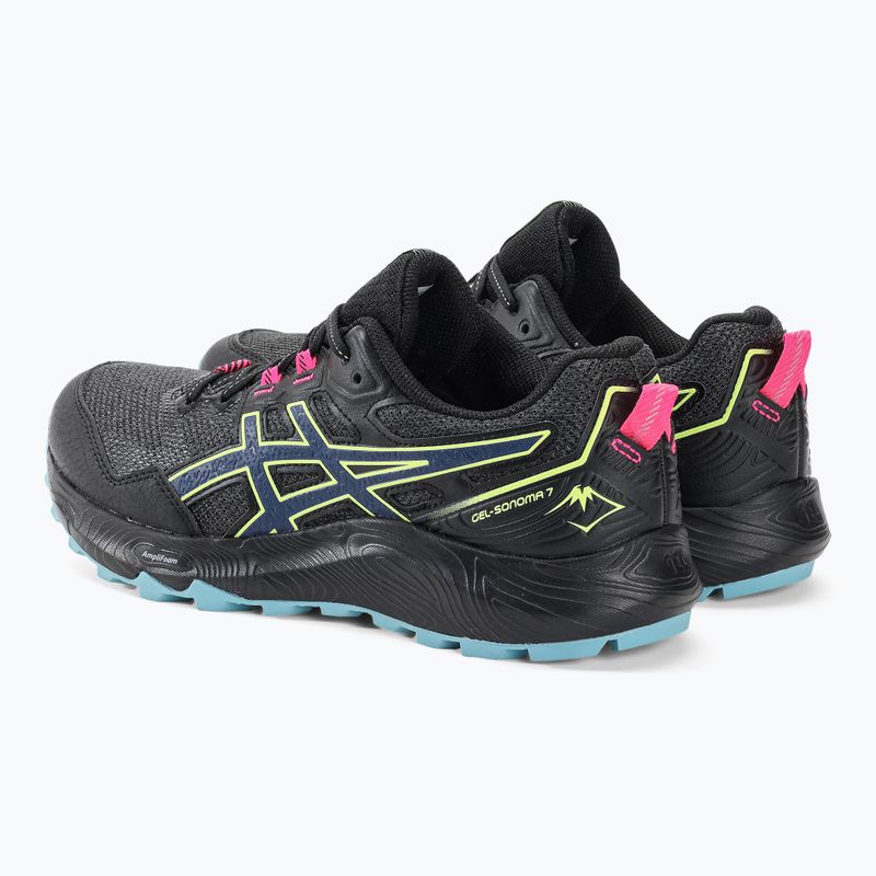 ASICS Gel-Sonoma 7 dámská běžecká obuv black/deep ocean 3