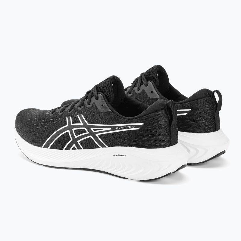 ASICS Gel-Excite 10 pánská běžecká obuv černá/bílá 3
