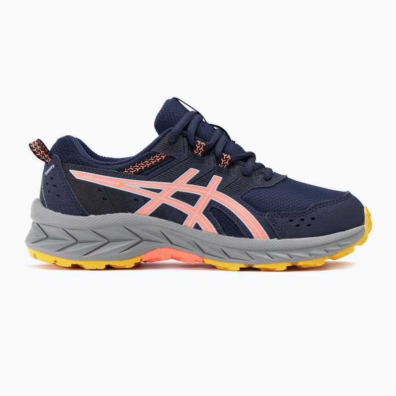 Dětské běžecké boty  ASICS Gel-Venture 9 GS blue expanse/sun coral 2