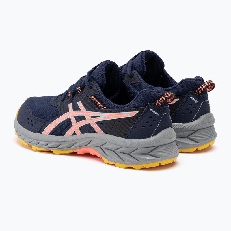 Buty do biegania dziecięce ASICS Gel-Venture 9 GS blue expanse/sun coral 4