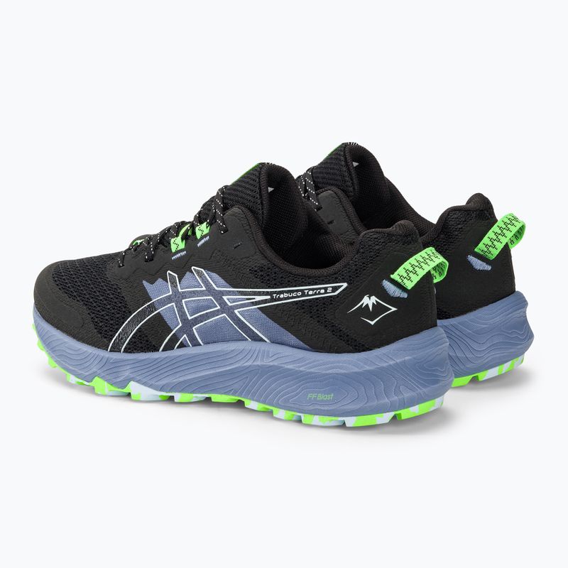 Pánské běžecké boty ASICS Trabuco Terra 2 black/light blue 4