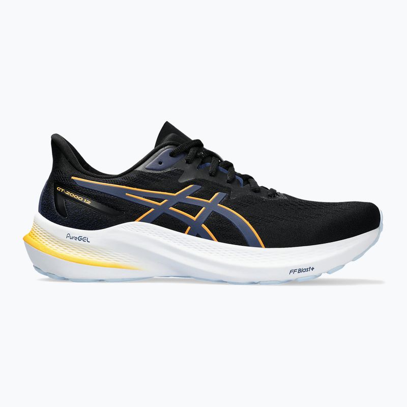 Pánské běžecké boty  ASICS GT-2000 12 black/fellow yellow 8