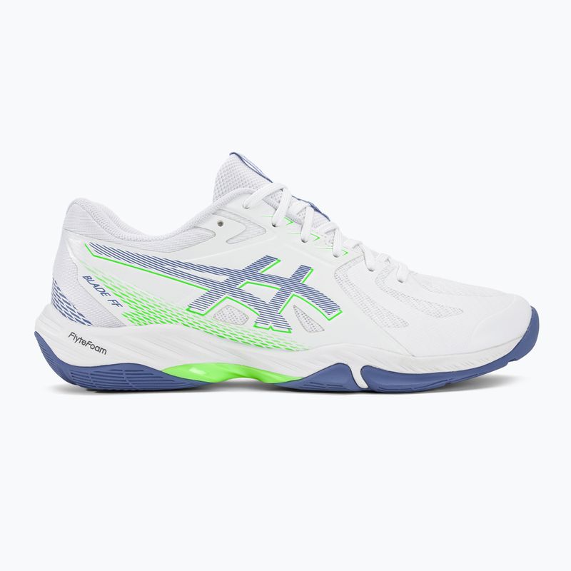 Pánské boty na squash ASICS Blade FF white/denim blue 2
