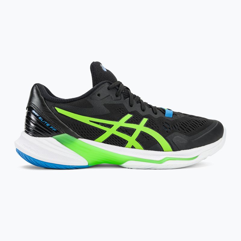 Buty do siatkówki męskie ASICS Sky Elite FF 2 black/lime burst 2
