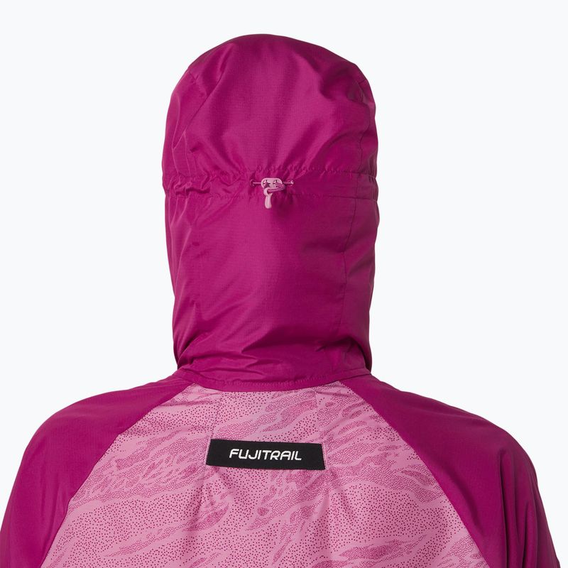 Dámská běžecká bunda  ASICS Fujitrail Packable soft berry/blackberry 5