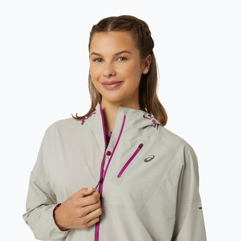 Dámská běžecká bunda  ASICS Fujitrail Waterproof birch 6