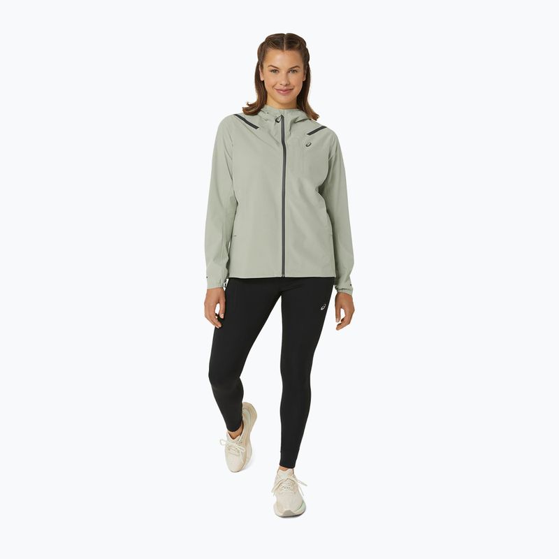 Kurtka do biegania damska ASICS Accelerate Waterproof 2.0 olive grey 2
