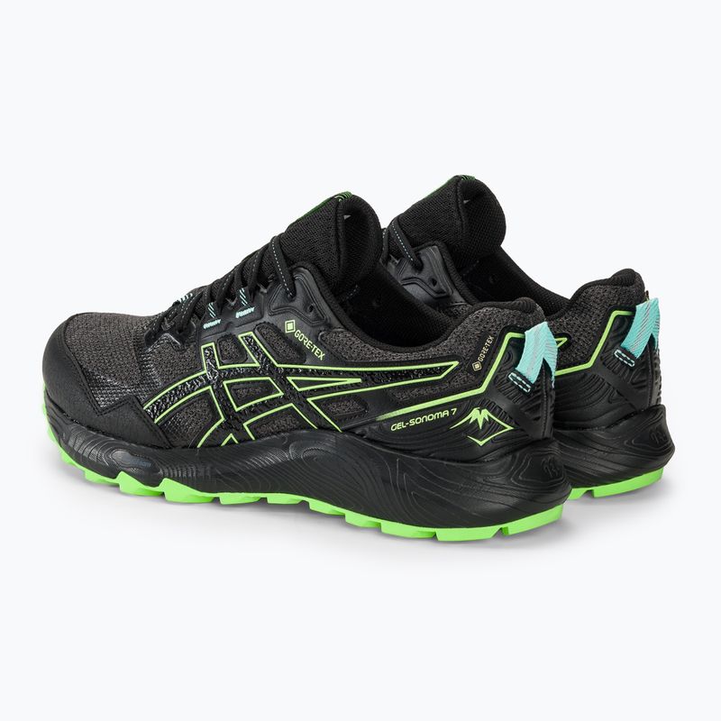 Buty do biegania męskie ASICS Gel-Sonoma 7 GTX black/illuminate green 4