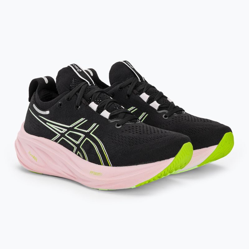 Dámské běžecké boty ASICS Gel-Nimbus 26 black/neon lime 5