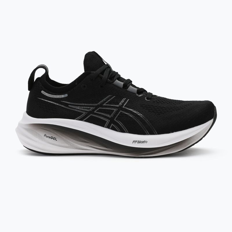 Buty do biegania męskie ASICS Gel-Nimbus 26 Wide black/graphite grey 2