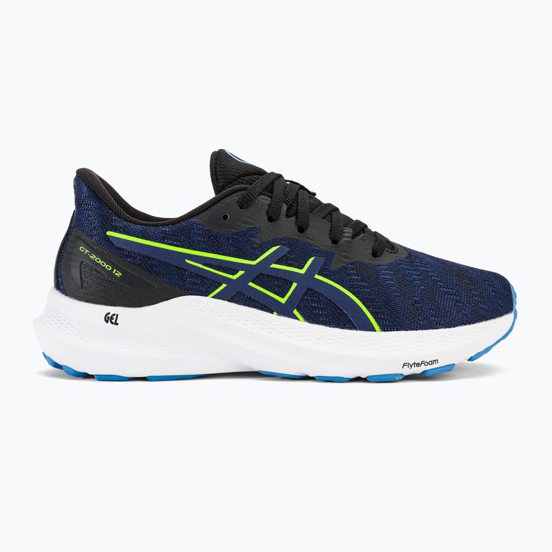 Dětské běžecké boty ASICS GT-2000 12 GS black/blue expanse 2
