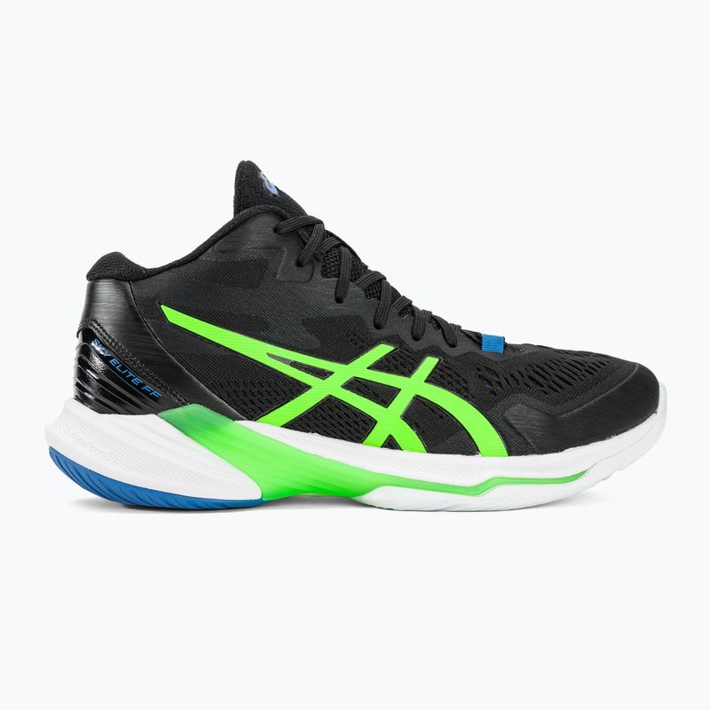 Buty do siatkówki męskie ASICS Sky Elite FF MT 2 black/lime burst 2