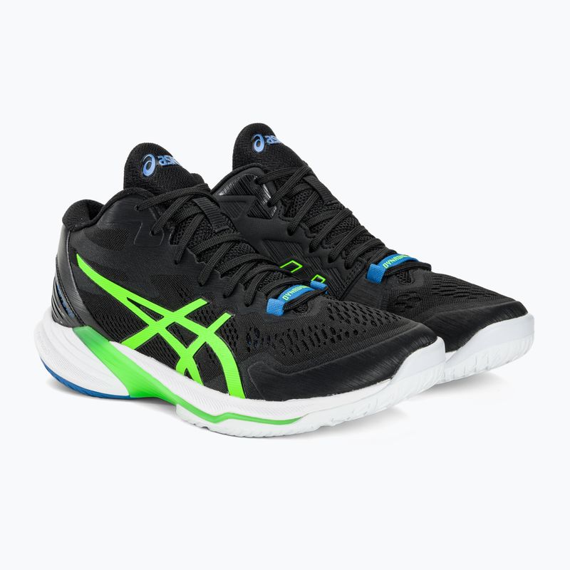 Buty do siatkówki męskie ASICS Sky Elite FF MT 2 black/lime burst 4