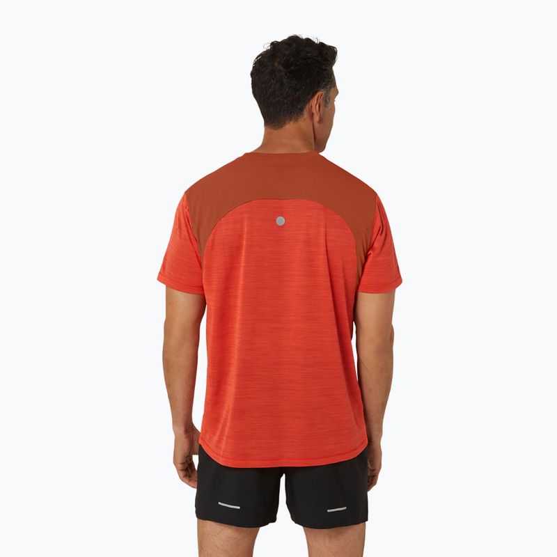 Pánské běžecké tričko ASICS Road true red/spice latte 3