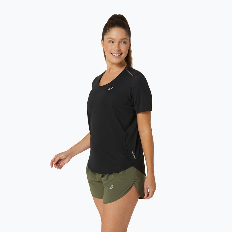 Dámské běžecké tričko ASICS Road V-Neck performanc black 4