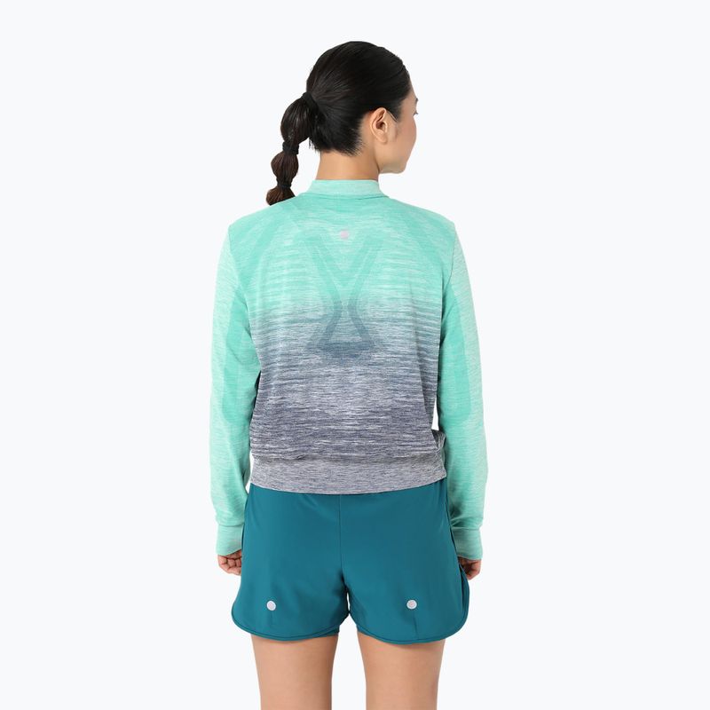 Dámská běžecká bunda  ASICS Nagino Run Seamless aurora green/blue expanse 2