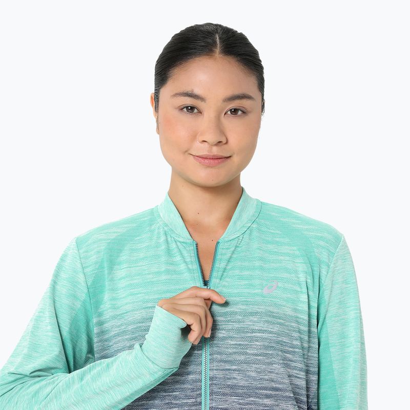 Dámská běžecká bunda  ASICS Nagino Run Seamless aurora green/blue expanse 4