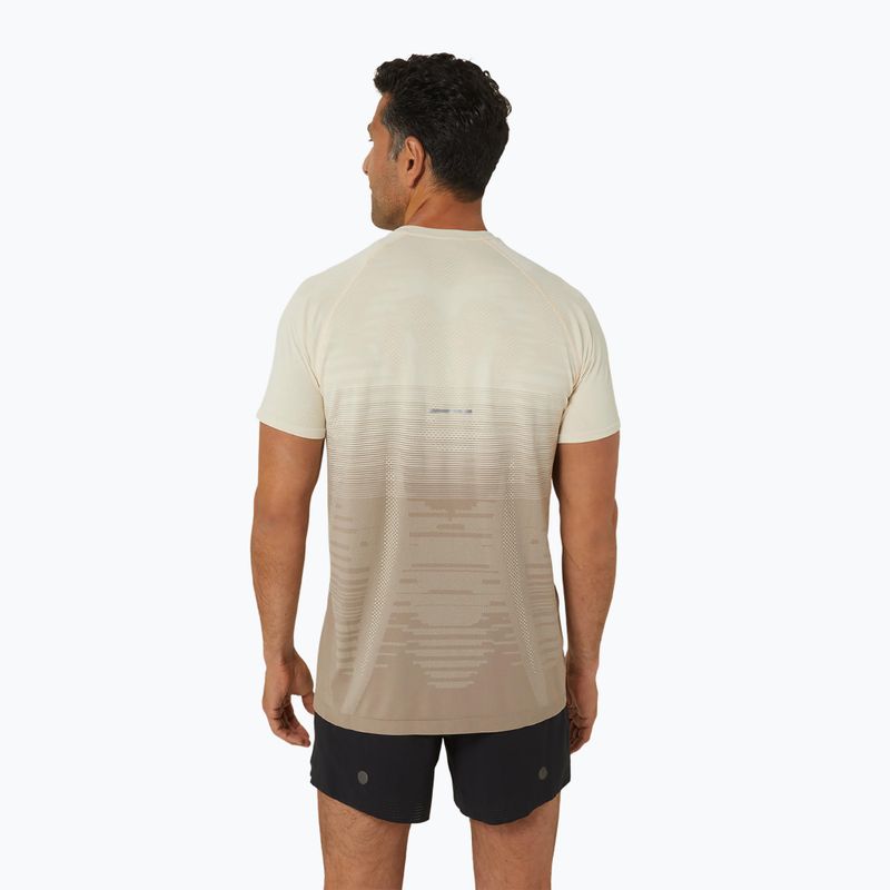 Pánské běžecké tričko ASICS Seamless oatmeal/moonrock 3