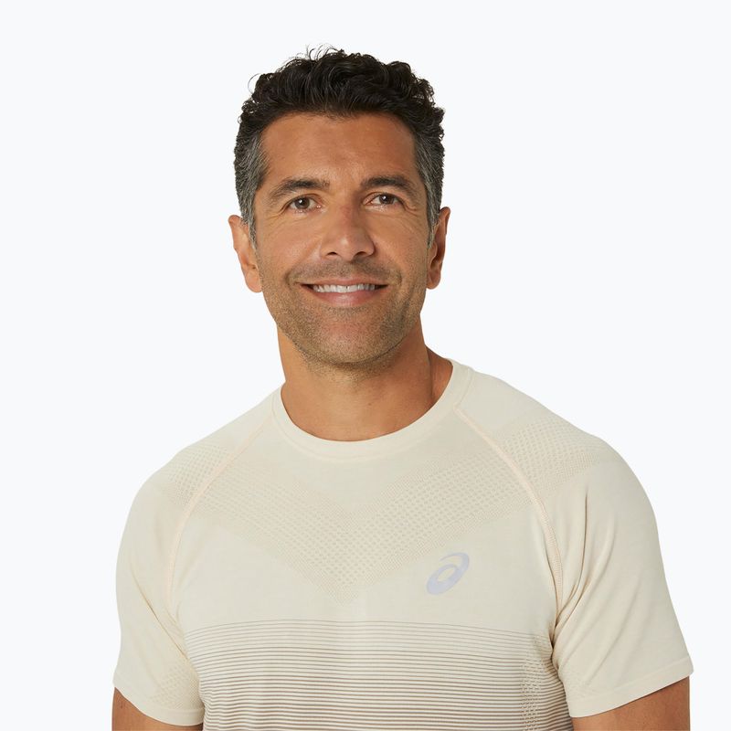 Pánské běžecké tričko ASICS Seamless oatmeal/moonrock 4
