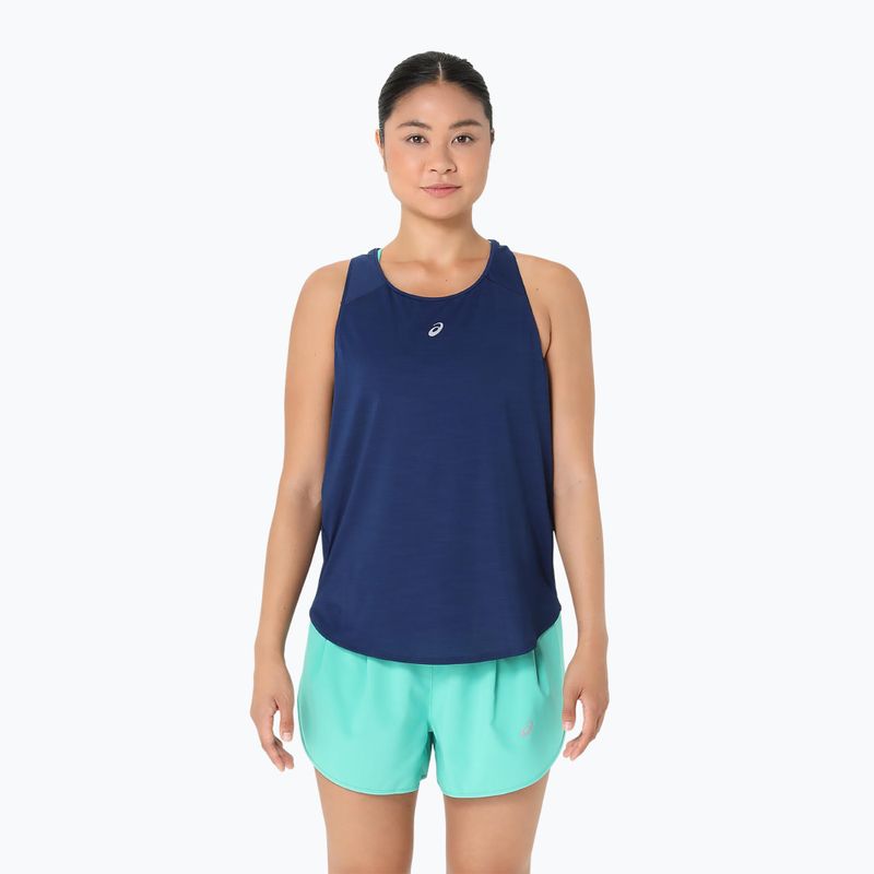 Dámské běžecké tílko ASICS Road Tank blue expanse