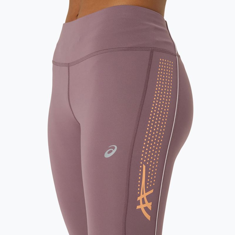Dámské běžecké legíny ASICS Icon dusty mauve / faded orange 5