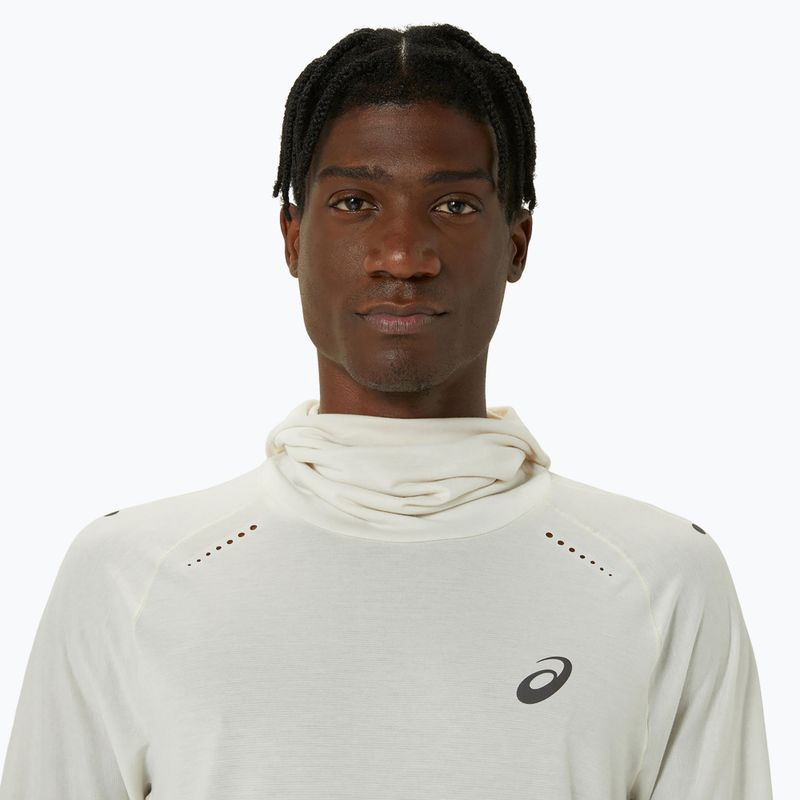 Pánská běžecká mikina ASICS Metarun Winter LS Hoodie birch 4