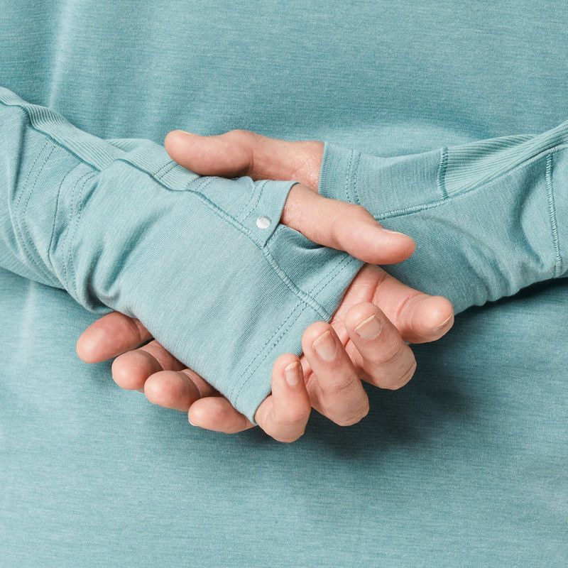 Dámská běžecká mikina  ASICS Metarun Winter LS Hoodie celadon 6