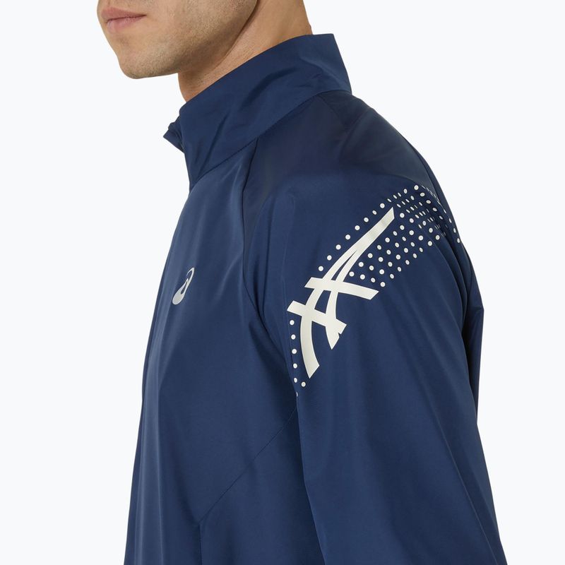 Pánská běžecká bunda ASICS Icon blue expanse / birch 6