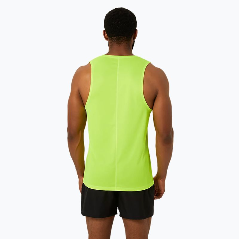 Pánské běžecké tílko tank top  ASICS Core Singlet safety yellow 3