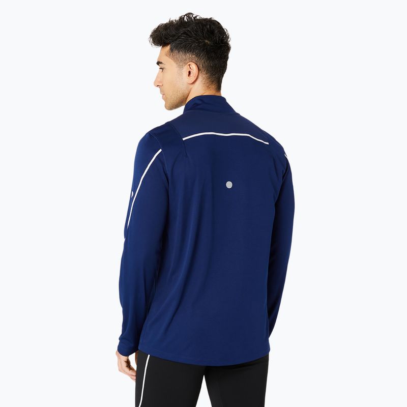 Lonsleeve do biegania męski ASICS Road Lite-Show 1/2 Zip blue expense 3