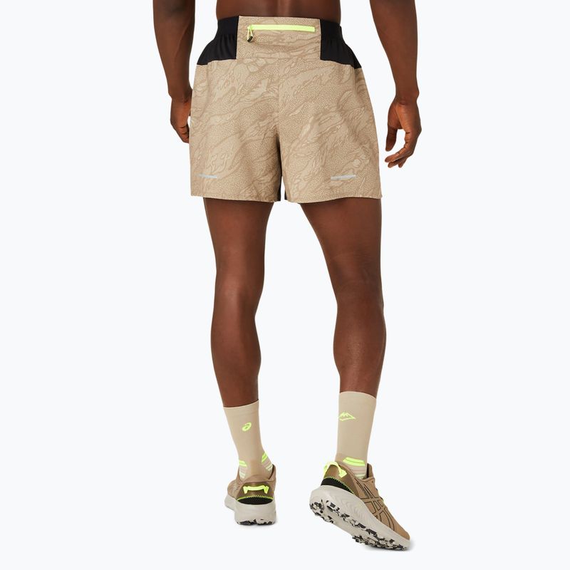 Pánské běžecké kraťasy  ASICS Fujitrail All Over Print 5IN pepper 3