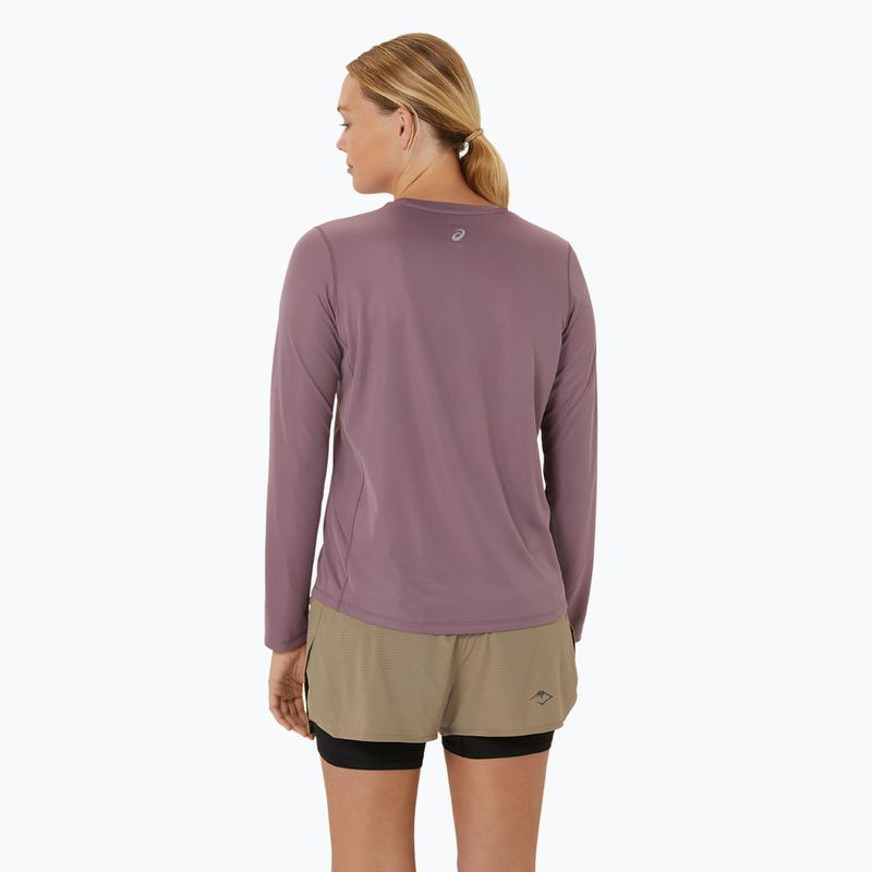 Dámské běžecké tričko longsleeve  ASICS Fujitrail Logo dusty mauve 3