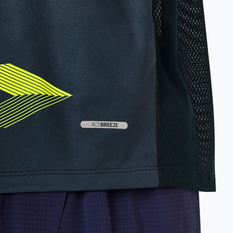 Koszulka do biegania męska ASICS Light Graphic Singlet french blue/safety yellow 5