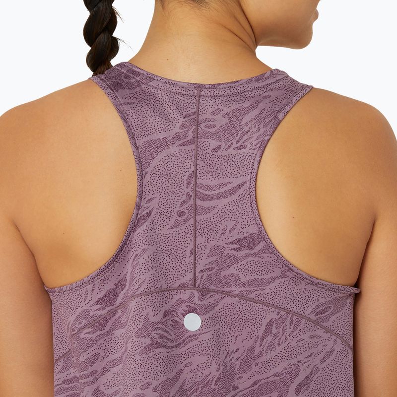 Dámské běžecké tílko tank top ASICS Road All Over Print Tank dusty mauve 5