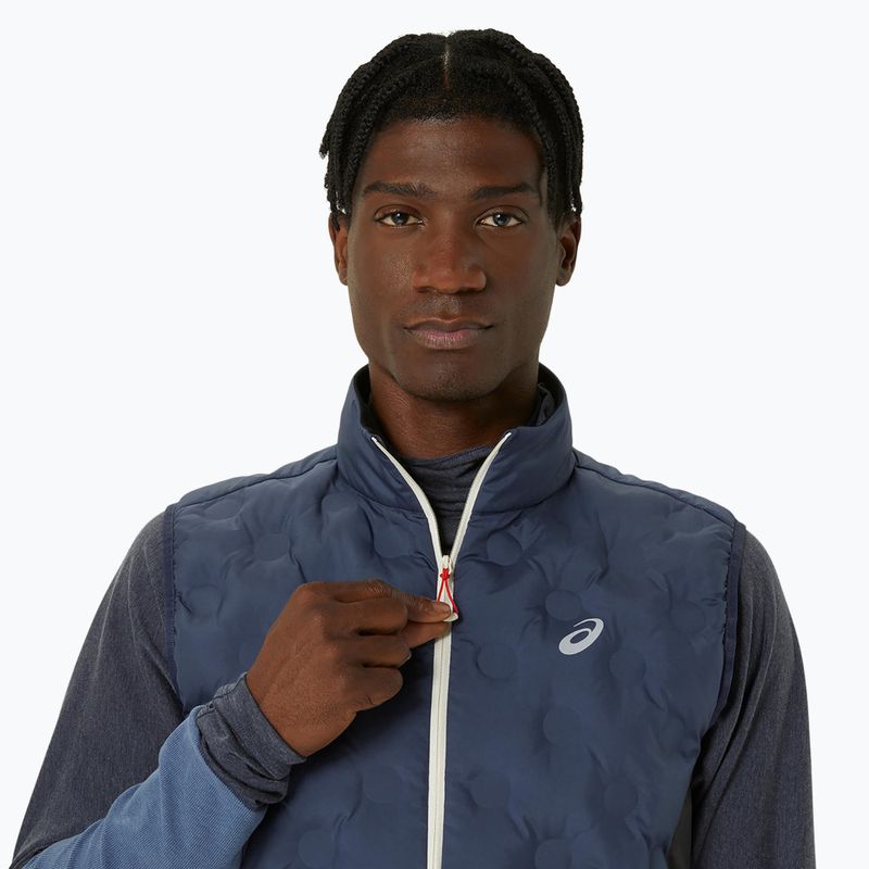 Pánská běžecká bunda bez rukávů ASICS Road Winter Midnight 4